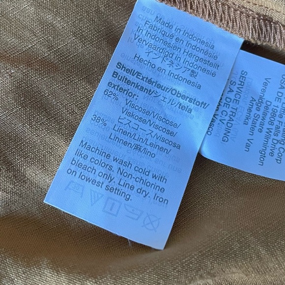 Madewell Linen-Blend Balloon-Sleeve Wrap Dress 35364 - Picture 13 of 13